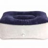 Aufblasbares Fußkissen Fußablage Fußstütze Fußkissen Hocker Fußhocker blau grau – Bild 5