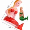 Meerjungfrau Qualle 20 Teilig Aquarium Dekoration Set Figuren Künstliche Pflanze – Bild 4