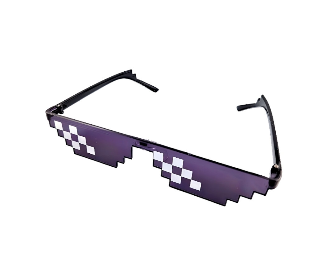 Thuglifebrille Sonnenbrille Coole Partybrille Unisex Sonnenbrille Schwarz Lila Mischung