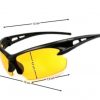 Sonnenbrille Nachtsichtbrille Nachtfahrtbrille Kontrastbrille Gelb Brille – Bild 2