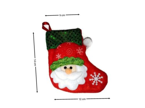 Weihnachtsstrümpfe Santa Claus Weihnachtsbaum Schmuck Nikolausgeschenk Beutel 2X – Bild 4