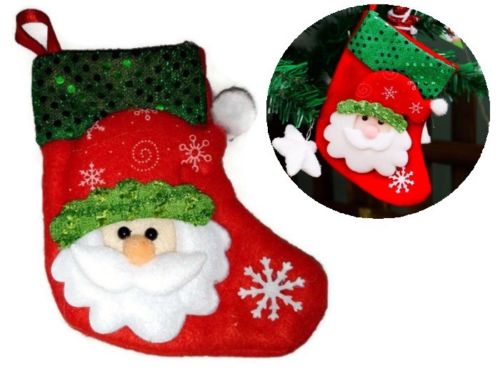 Weihnachtsstrümpfe Santa Claus Weihnachtsbaum Schmuck Nikolausgeschenk Beutel 2X – Bild 6