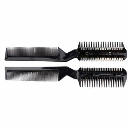 Kamm mit 2 Rasierklinge Haar verdünnen Trimmer Hundekamm Rasierkamm Effilierkamm – Bild 5