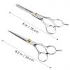 2 Stück Haarschneideschere Haartrimmer Schere Effilierschere Haarschere – Bild 4