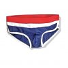 Männer Badehose Push Up Gepolstert 3D Pad Schwimmhose Herren Badeshort Blau Weiß Rot M L XL XXL – Bild 3