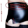 Damen Minirock Lederoptik Eng Kurz Rock Bleistiftrock Wetlook Naßlook Schwarz – Bild 2