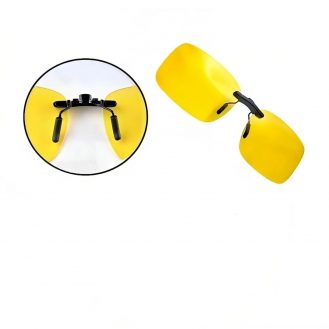 Nachtsichtbrille Sonnenbrille Überziehbrille Clip On Brille Vorhänger Nachtfahrt - Clip On Rechteck