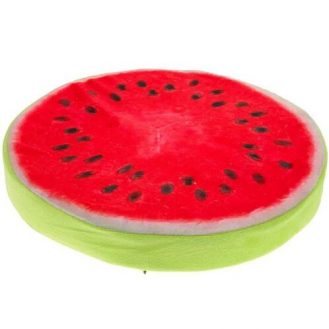 4cm Hohe Schaum Sitzkissen Wassermelone kreativ für Stuhl Auto Deko Hoch Sitzen Rund Kissen