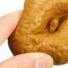 Fake Kot Gummi Künstliche Scheiße Witz Scherz Streich Artikel 11x5,5cm Braun – Bild 3