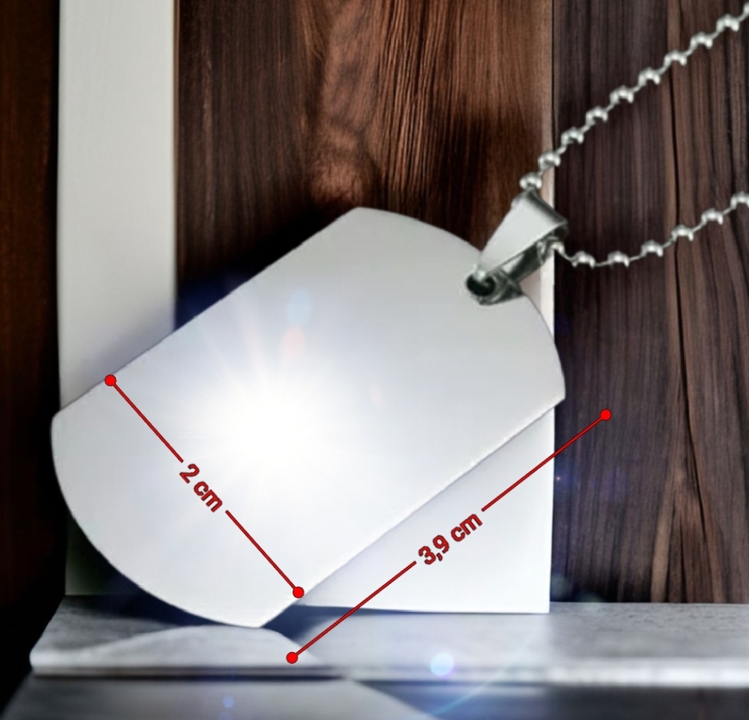 Halskette mit Spiegel Spiegelanhänger Kette Modeschmuck Spiegelkette – Bild 2