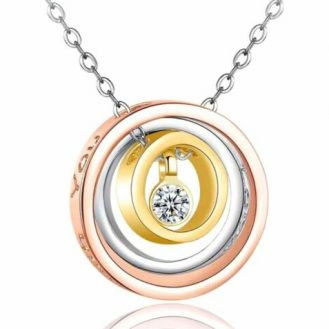 I Love You Mom Anhänger mit Halskette Schmuck Geschenk Mutter Tag Geschenkidee