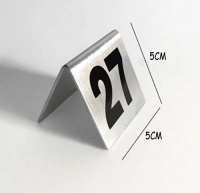 VICASKY 15 Tischnummern Schwarz-Gold - Doppelseitig Für Restaurant & Veranstaltungen