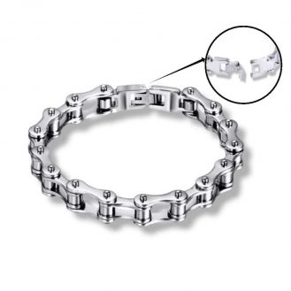 Ketten Armband Herren Damen Schmuck Edelstahl Fahrradkette Biker Motorrad Kette