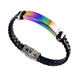 Regenbogen Armband Modeschmuck Mehrfarbig Bunt