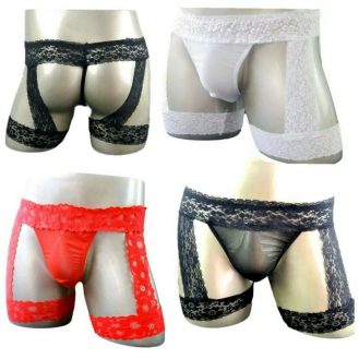 Herren Strapse Dessous G-String Männer Unterwäsche