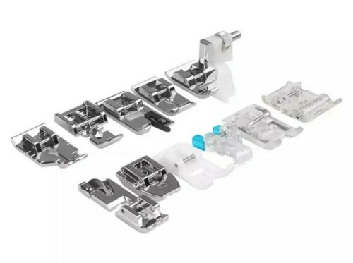11 Teiliges Nähmaschinen Zubehör Nähfuß Set Stepfuß Blindstichfuß Overlockfuß – Bild 7