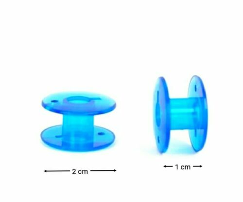 25 Spulen für Nähmaschine mit Box Spulenkapseln Nähmaschinenspulen Kunststoff – Bild 7