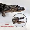 Fake Krokodil Dekoration Künstliche Kroko Witz Scherzartikel Aligator – Bild 3