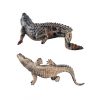 Fake Krokodil Dekoration Künstliche Kroko Witz Scherzartikel Aligator – Bild 2