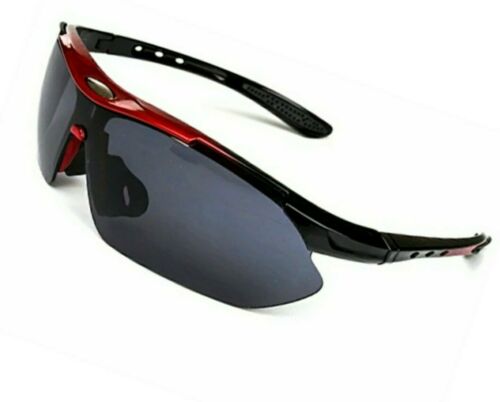 Schwarz Radbrille Brille Sportbrille Shimano CE-S51R Sonnenbrille Rot schwarz 