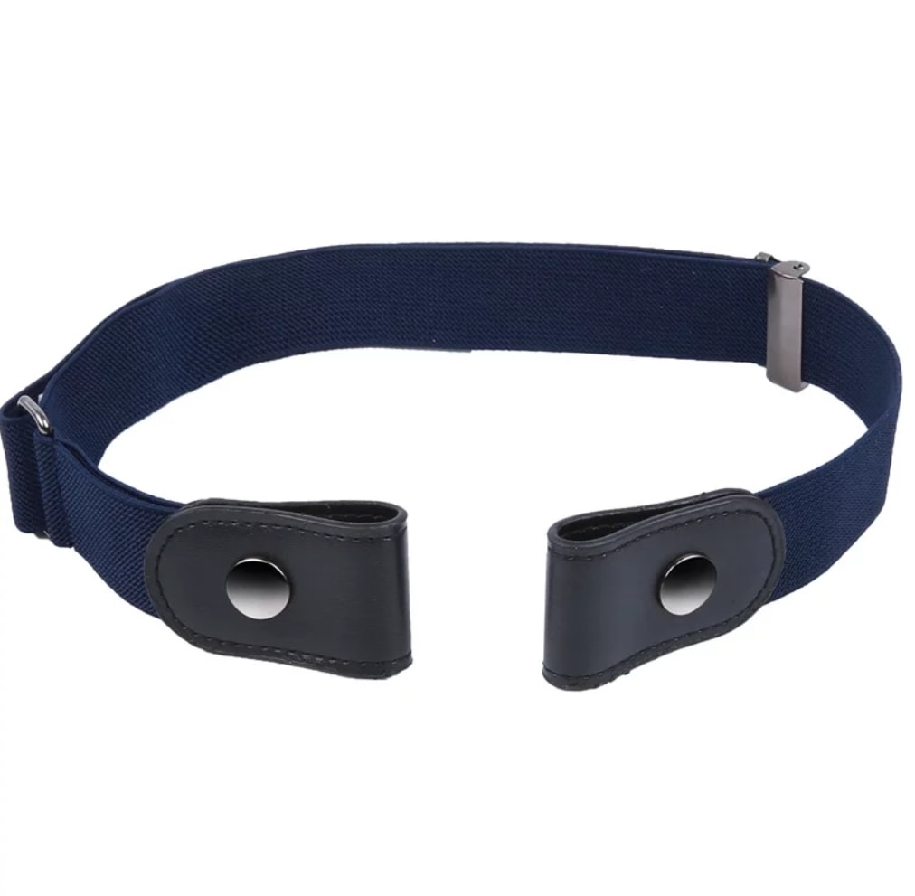 Damen Herren Gürtel Unsichtbar Elastisch Vorne Frei ohne Schnalle 80 110 130 cm – Bild 5