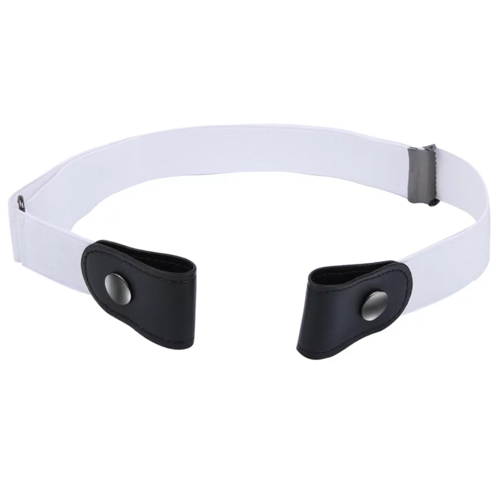 Damen Herren Gürtel Unsichtbar Elastisch Vorne Frei ohne Schnalle 80 110 130 cm – Bild 6