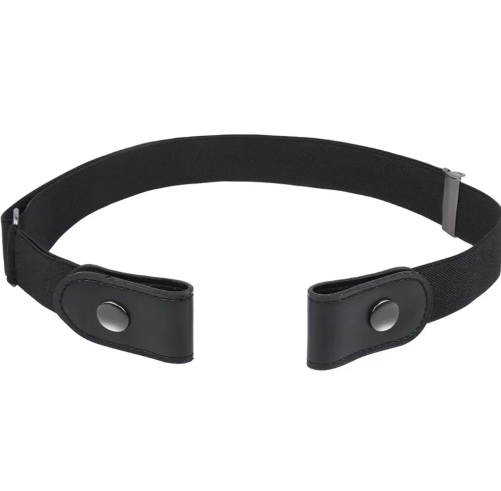 Damen Herren Gürtel Unsichtbar Elastisch Vorne Frei ohne Schnalle 80 110 130 cm – Bild 7