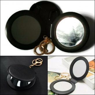 Mini Taschenspiegel Schlüsselanhänger Spiegel Handlich Schminkspiegel Rund Klein