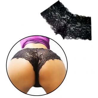 Damen DessousReizwäsche Slip Unterwäsche Spitze Höschen Schwarz S M L XL 2XL 3XL 4XL 5XL