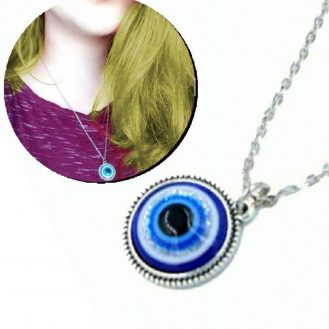 Blaue Auge Nazar Boncuk Anhänger Mit Halskette Geschenkidee Frauen Halsschmuck Schmuck