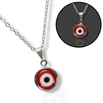 Rote Auge Nazar Boncuk Mini Frauen Anhänger Mit Halskette Schmuck Halsschmuck