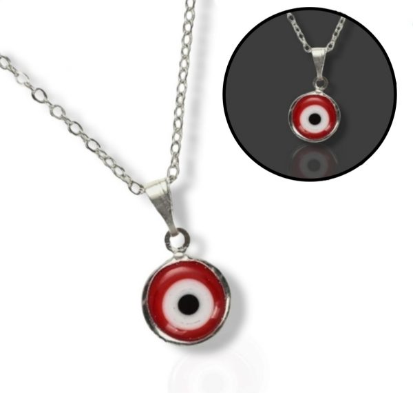 Rote Auge Nazar Boncuk Mini Frauen Anhänger Mit Halskette Schmuck Halsschmuck