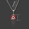 Rote Auge Nazar Boncuk Mini Frauen Anhänger Mit Halskette Schmuck Halsschmuck – Bild 2