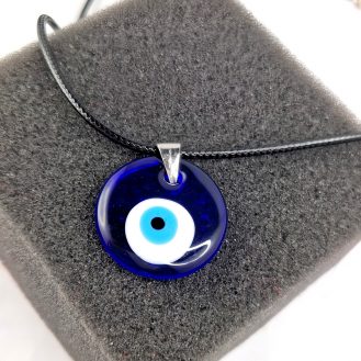 Nazar Boncuk Runde Blaue Auge Anhänger Blick Mit Halskette Modeschmuck Geschenkidee