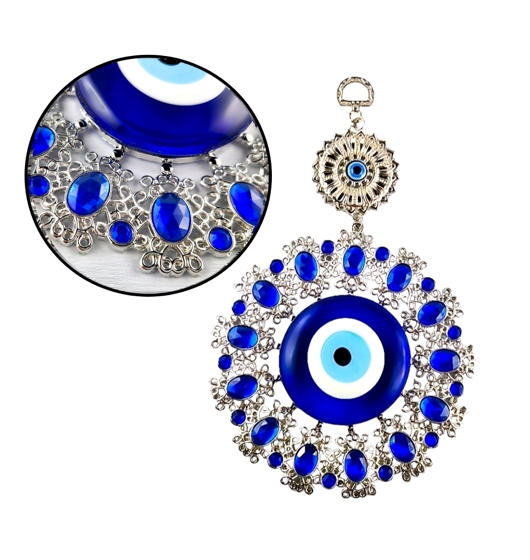 Große Glas Nazar Boncuk Anhänger Blaue Auge Wohnungdeko Wand Dekoration