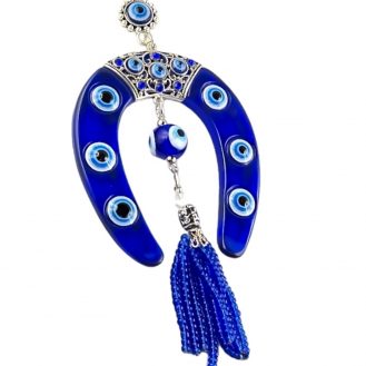 Nazar Boncuk Anhänger Nal Hufeisen Wand Auto Dekoration Blaue Auge
