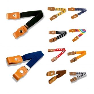 Kinder Gürtel Ohne Schnalle unsichtbare elastische Stretchgürtel ohne Gürtelschnalle vorne frei Verstellbar 54 bis 95cm