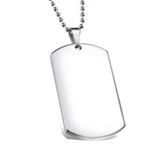 Halskette mit Spiegel Spiegelanhänger Modedchmuck aus Edelstahl und Spiegel Rechteck