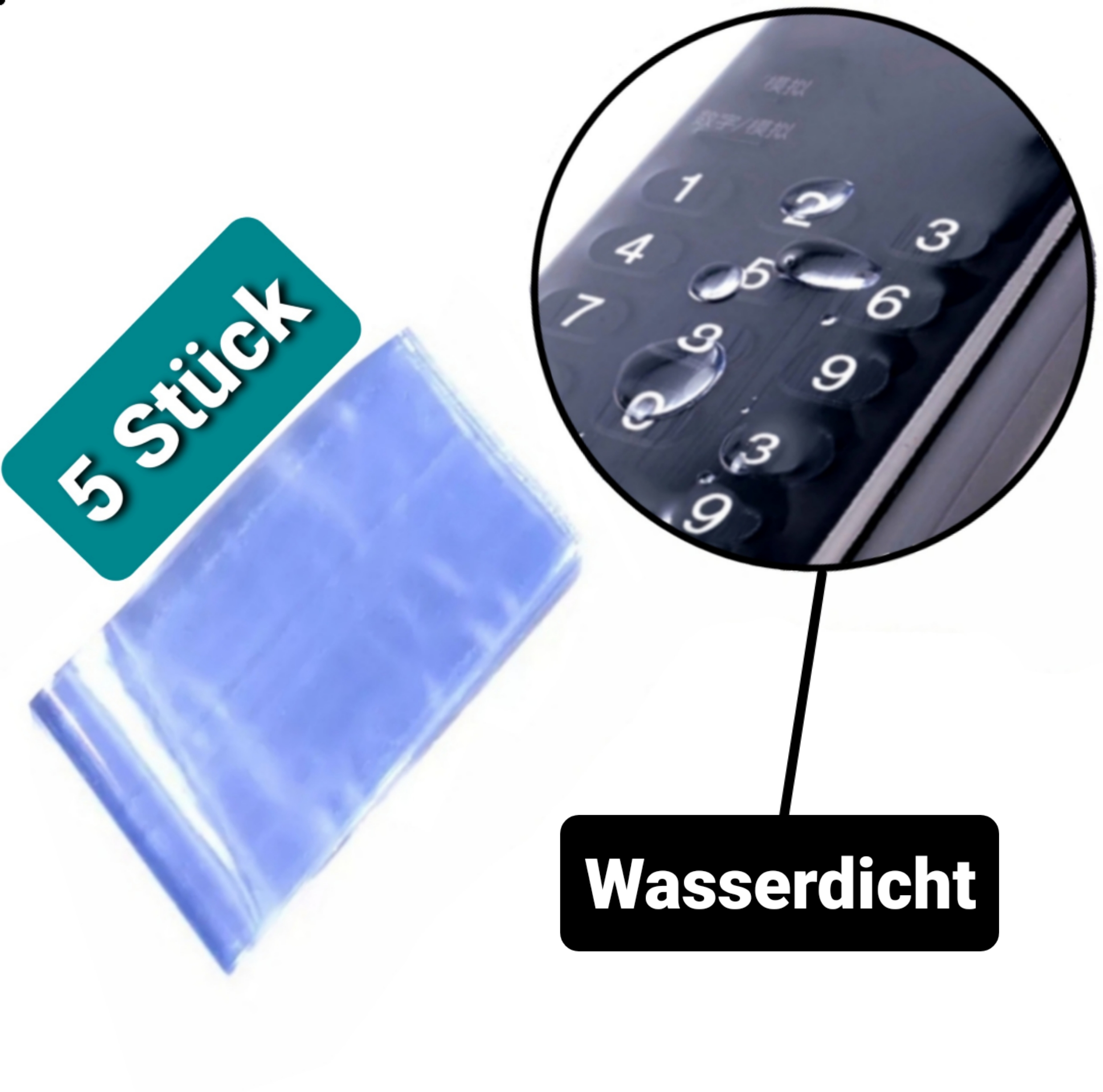 MASO 4 Pcs Auto Rückspiegel Wasserdicht Schutzfolie transparent Folie Regendicht Blendschutz Anti Fleck