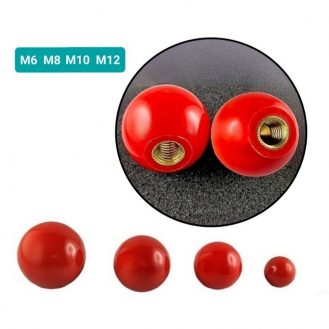 Rote Kugelgriff Innengewinde Schraube M6 M8 M10 M12 Gewinde Ballgriff Kugelknopf
