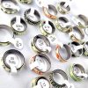 24 Stück Leuchtringe Ring Set Leuchtender Fingerring Geschenkidee Modeschmuck Wiederverkäufer – Bild 2