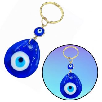 Nazar Boncuk Glas Schlüsselanhänger Blaue Auge Auto PKW Wand Dekoration