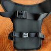 Hüfttasche Beintasche Gurttasche Gürteltasche Oberschenkel Tasche Grau Schwarz – Bild 3