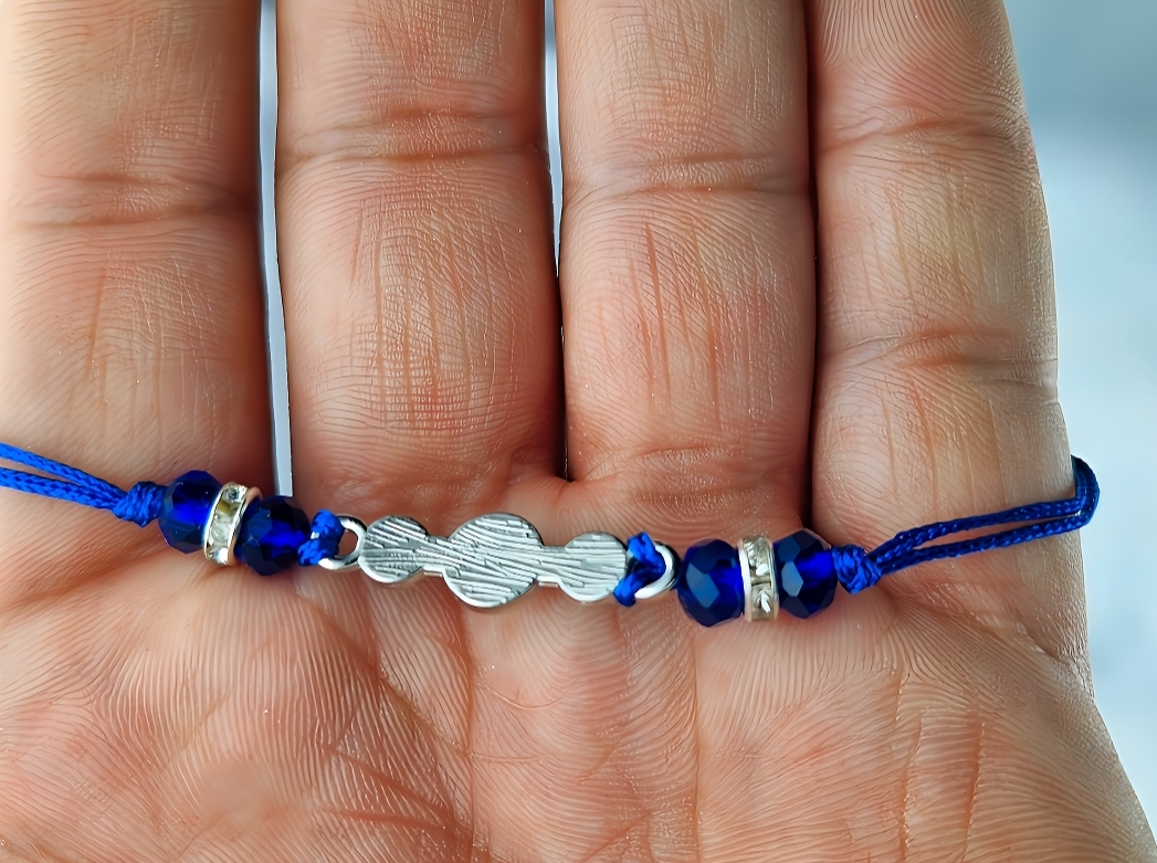 12x Armband mit Nazar Boncuk Blaue Auge Perlenoptik Arm Modeschmuck Geschenkidee – Bild 5