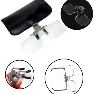 Lupenbrille Aufziehbrille Überziehbrille Vergrößerungsbrille Vergrößerung Brille