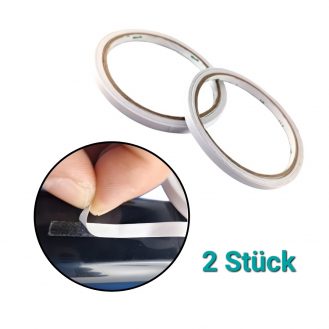 2x Dünne Klebeband Beidseitig Stark Doppelseitig Transparent Durchsichtig