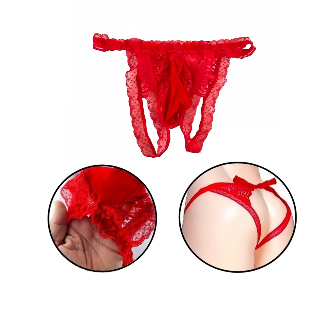 Männer Reizwäsche Herren Ouvert Hinten Frei Slip Unterhose – Bild 9