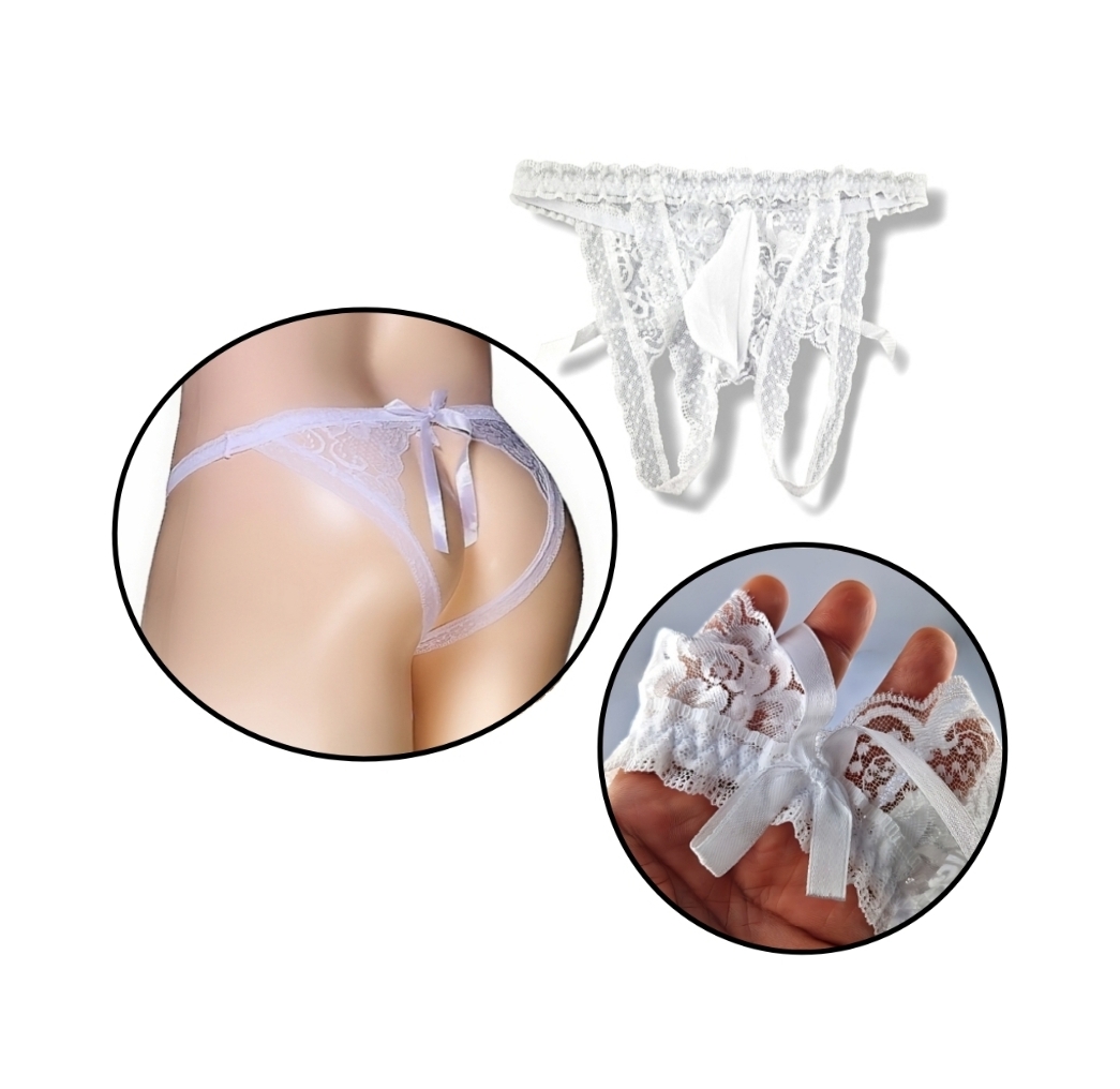 Männer Reizwäsche Herren Ouvert Hinten Frei Slip Unterhose – Bild 6