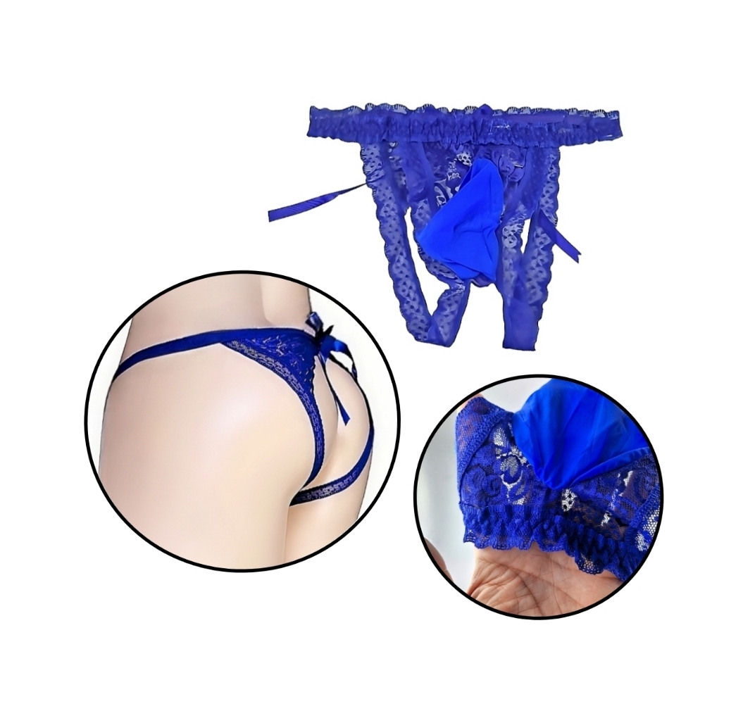 Männer Reizwäsche Herren Ouvert Hinten Frei Slip Unterhose – Bild 2