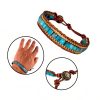 Elegante Armband Modeschmuck Türkis Blau Braun Armreif Naturstein Armschmuck – Bild 7